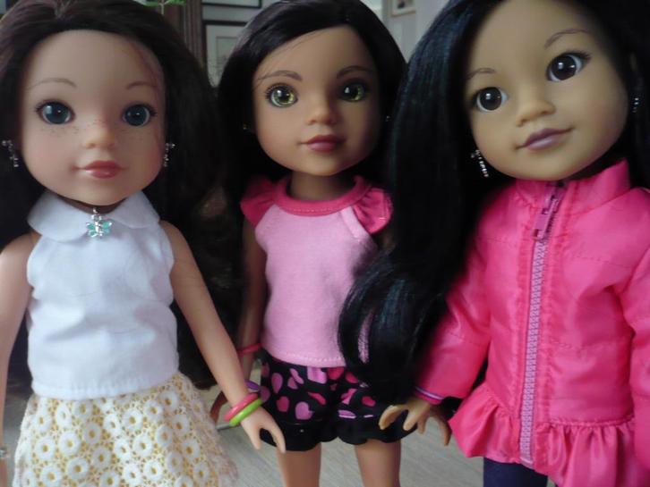 Hearts4Hearts poppen met 5 extra kledingsetjes., Kinderen en Baby's, Speelgoed | Poppen, Zo goed als nieuw, Overige typen, Ophalen of Verzenden