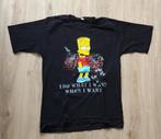 t-shirt Bart Simpson, Kleding | Heren, Gedragen, Ophalen of Verzenden, Zwart