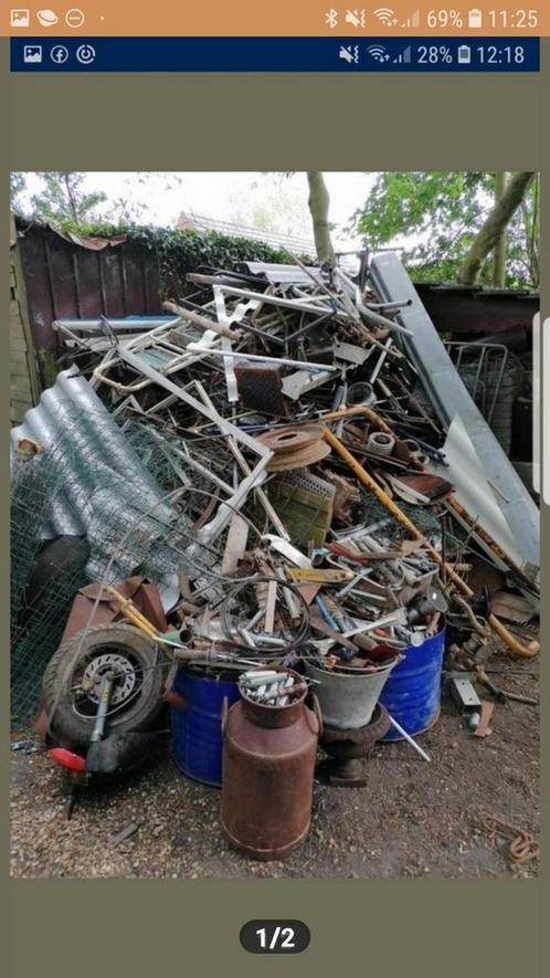 Oud ijzer en metalen gezocht, Doe-het-zelf en Bouw, Metalen, Zo goed als nieuw, IJzer, Ophalen of Verzenden