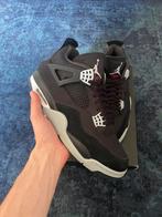 Jordan 4 black canvas, Kleding | Heren, Schoenen, Zwart, Ophalen of Verzenden, Zo goed als nieuw, Sneakers