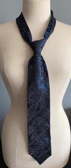 Donkerblauwe stropdas Profuomo, Kleding | Heren, Stropdassen, Met patroon, Verzenden, Blauw, Profuomo