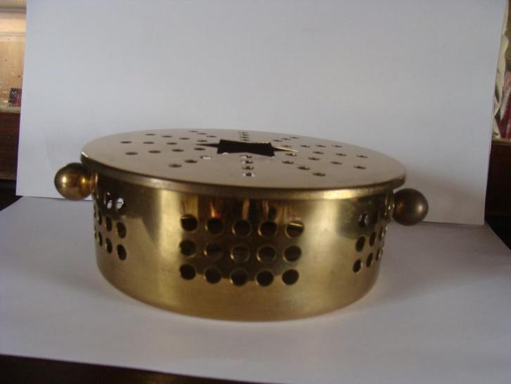 Ancien chauffe-plat en cuivre, vintage, Antiek en Kunst, Antiek | Brons en Koper, Koper, Ophalen of Verzenden