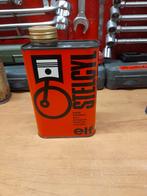 oude lege Stelcyl Elf Caltex oliekan van 1 liter, Verzamelen, Ophalen of Verzenden, Gebruikt, Overige typen
