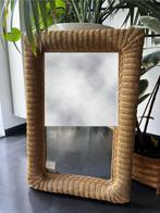 Rotan spiegel vintage naturel 50 x 75, Ophalen of Verzenden