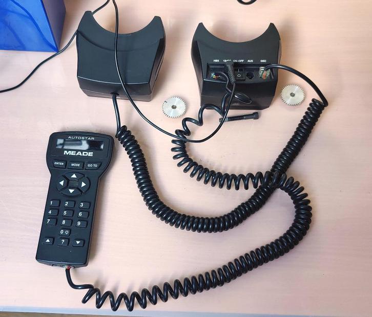Motoren en handbox voor MEADE LXD 75., Audio, Tv en Foto, Optische apparatuur | Telescopen, Gebruikt, Onderdelen of Accessoires