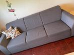 Zetel en poef modern! Bijna nieuw!, Ophalen, Modern strak, Driepersoons, 75 tot 100 cm