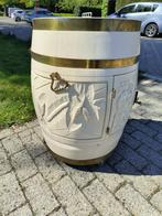 Witte houten ton (73cm hoog), Ophalen, Gebruikt