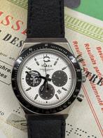 Timex Chronograaf Quartz - Zo goed als nieuw!, Overige merken, Leer, Staal, Polshorloge