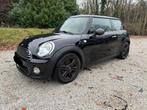 Mini Cooper one 1.6 benzine 2012, Auto's, 4 cilinders, 1600 cc, Zwart, Leder