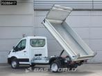 Ford Transit 130pk Kipper Dubbellucht Trekhaak Euro6 Kipper, Auto's, Stof, Euro 6, 4 cilinders, Wit