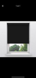 Zwarte rolgordijnen, Huis en Inrichting, Stoffering | Gordijnen en Lamellen, Ophalen, 100 tot 150 cm, Zwart, Zo goed als nieuw