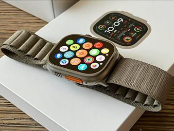 Apple Watch Ultra 2 49MM, met bon en garantie nieuwstaat! 