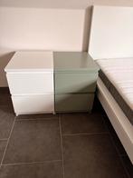 2 nachtkastjes gratis af te halen, Huis en Inrichting, Slaapkamer | Nachtkastjes, Ophalen, Gebruikt, Hout