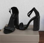 Splendides sandales noires neuves 38, Zara, Noir, Enlèvement ou Envoi, Sandales et Mûles