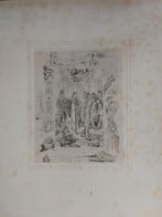 Felicien Rops 1833 - 1898  Heliogravure Christus in Vaticaan, Antiquités & Art, Envoi
