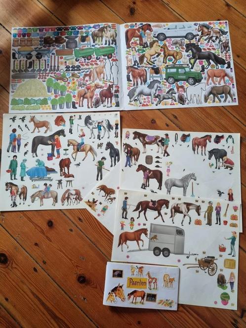 Stickers paarden, Verzamelen, Stickers, Gebruikt, Ophalen of Verzenden