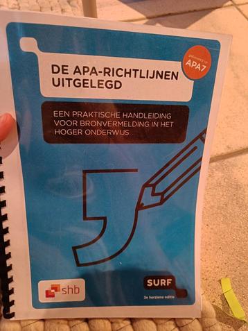 Arjan Doolaar - De APA richtlijnen uitgelegd beschikbaar voor biedingen