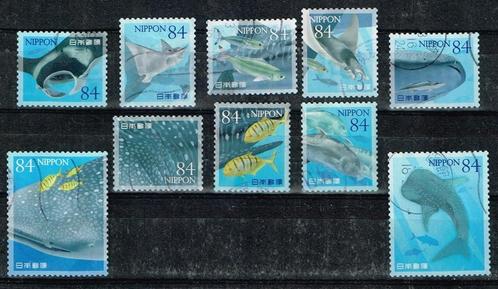 Timbres japonais - K 4472 - poisson, Timbres & Monnaies, Timbres | Asie, Affranchi, Asie orientale, Envoi