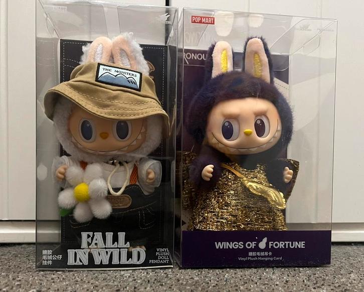 2 labubu’s limited editions original POP MART sealed, Verzamelen, Poppetjes en Figuurtjes, Nieuw, Ophalen