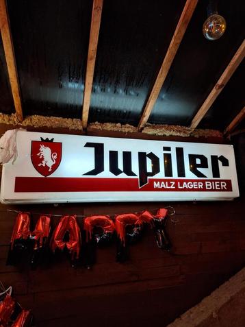 Klassieke Jupiler lichtreclame van ca. 2 meter lang!