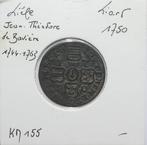 Munteenheid Prinsdom Luik - 1 liard 1750, Postzegels en Munten, Munten | België, Ophalen of Verzenden, Metaal, Losse munt