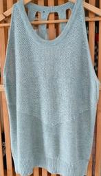 Gebreide Top Morgan. Maat Medium. Bovenste stuk met metaal-d, Sans manches, Taille 38/40 (M), Gris, Enlèvement ou Envoi