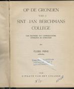 Floris Prims: Op de gronden van het Sint Jan Berchmanscolleg, Boeken, Ophalen of Verzenden, Zo goed als nieuw