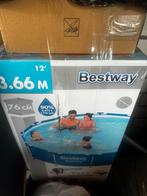 Zwembad Bestway 3.66 m 76 cm met filter., Ophalen of Verzenden, Zo goed als nieuw
