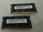 8GB Geheugen (2x 4GB PC3 12800S) voor Laptop of All-In-OnePC, Gebruikt, Ophalen of Verzenden, Laptop, DDR3