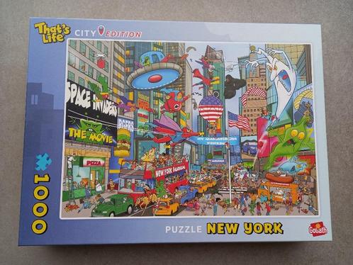 Puzzel That's Life: City Edition - New York, Hobby en Vrije tijd, Denksport en Puzzels, Zo goed als nieuw, Legpuzzel, 500 t/m 1500 stukjes