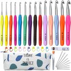 Haaknaalden set | 14 stuks | groot oog | Nieuw, Hobby en Vrije tijd, -, Verzenden, -, Overige typen