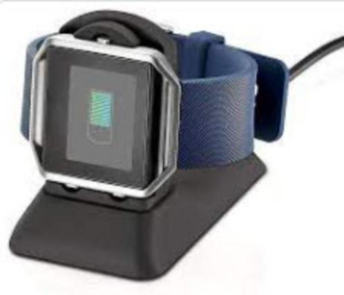Fitbit Blaze oplader standaard, Handtassen en Accessoires, Smartwatches, Zo goed als nieuw, Zwart, Ophalen