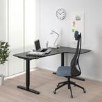 Ikea hoekbureau 160x110cm, Huis en Inrichting, Ophalen, In hoogte verstelbaar, Zo goed als nieuw, Bureau