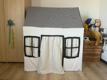 Childhome groot speelhuis (125x95x145 cm) – zwart/wit beschikbaar voor biedingen