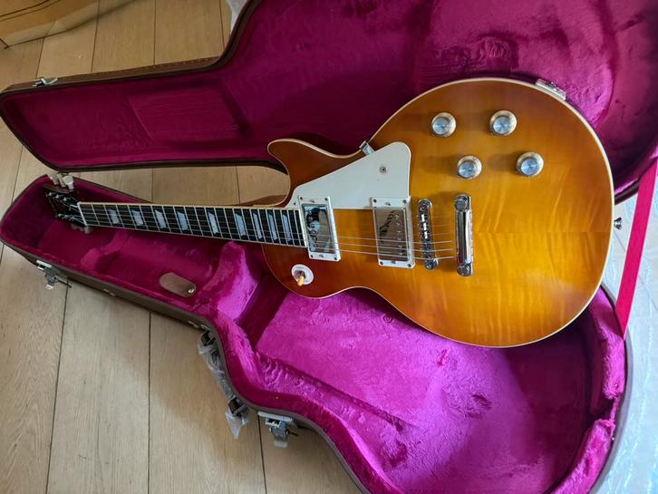 Epiphone 1960 inspired by Gibson CS iced tea nieuw, Muziek en Instrumenten, Snaarinstrumenten | Gitaren | Elektrisch, Nieuw, Solid body