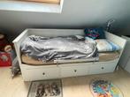 Bedbank/ zetelbed/ slaapbank Hemmes wit. ikea, Ophalen, Gebruikt, Eenpersoons, Wit