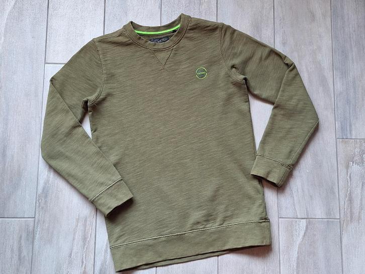 ★ M152 - Trui Petrol, Enfants & Bébés, Vêtements enfant | Taille 152, Utilisé, Garçon, Pull ou Veste, Enlèvement ou Envoi