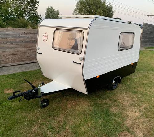Eriba Eribette B 1976 gerestaureerd->vgl week besch, Caravans en Kamperen, Caravans, Particulier, tot en met 2, tot 500 kg, Eriba