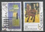 Belgie 1993 - Yvert/OBP 2501-2502 - Europa - Kunst (ST), Europe, Affranchi, Envoi, Oblitéré