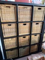 Kallax open kast zwartbruin 112x147, Ophalen, Gebruikt, 100 tot 150 cm, Minder dan 150 cm