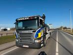 Scania 340 1080kmSleepwagen 16T kraan, 8T flatbed, 5T. EU4, Ophalen