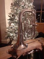 Vintage De Prins Euphonium Brothers avec étui d'origine, Musique & Instruments, Enlèvement, Utilisé, Tuba en si bémol, Avec valise ou sac