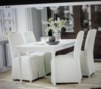 Witte uittrektafels, zonder stoelen., Huis en Inrichting, Ophalen, Zo goed als nieuw