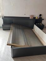 Slaapkamer, 2 nachtkastjes, ladenkast met spiegel, Huis en Inrichting, Slaapkamer | Bedden, Ophalen, Zo goed als nieuw