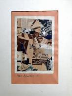 Kurt Schwitters '49  "Collage ""  20 x 32/5 cm, Verzenden