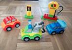 Lego Duplo 3 autootjes, Comme neuf, Enlèvement ou Envoi
