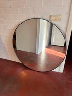 Ronde spiegel met zwarte rand 110cm dia, Maison & Meubles, Accessoires pour la Maison | Miroirs, Enlèvement, Comme neuf