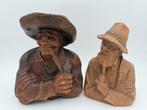 Houten bustes, Antiek en Kunst, Ophalen of Verzenden