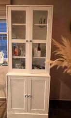 Houten Ikea vitrinekast, Huis en Inrichting, Ophalen, Gebruikt