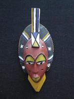 Authentiek klein Afrikaans maskertje Ghana 12 cm, Enlèvement ou Envoi